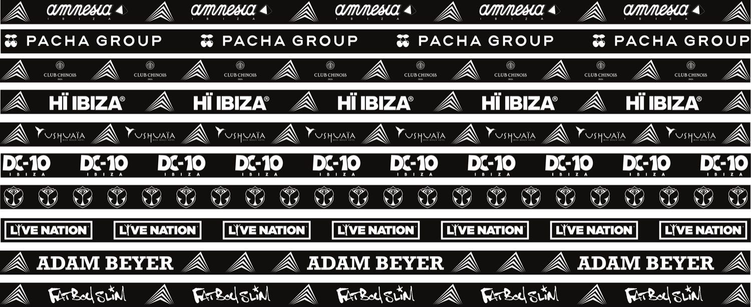 TOURING & FESTIVAL STRAP LIBRARY strap artwork